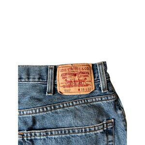 Levi's 550 Relaxed Fit Jeans Men's Size W38 L32 Classic Blue Denim Levi Strauss